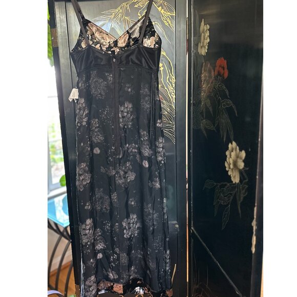 Dolce & Gabbana 1990s Floral Velvet Bustier Slip Dress IT40 - Archival G323/8536 - Picture 13 of 16